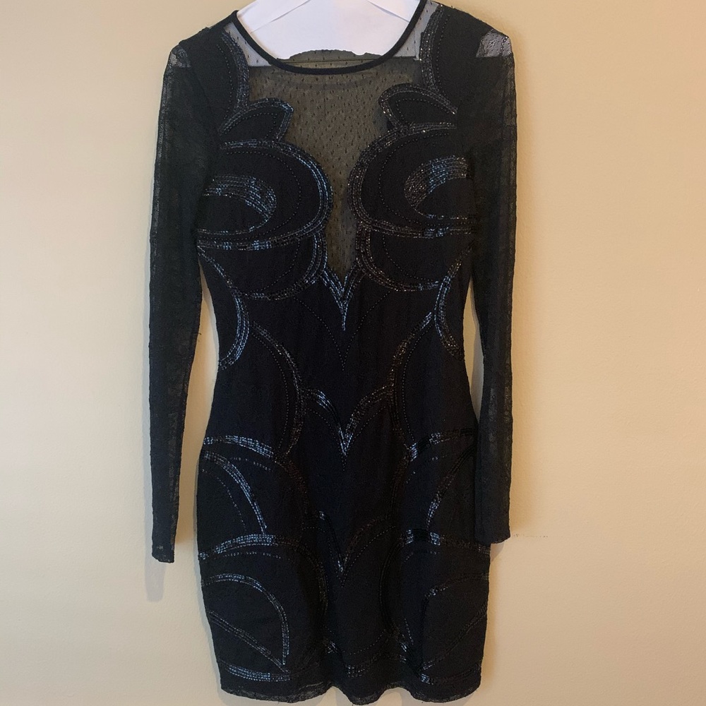 Express see thru front & back, cocktail dress